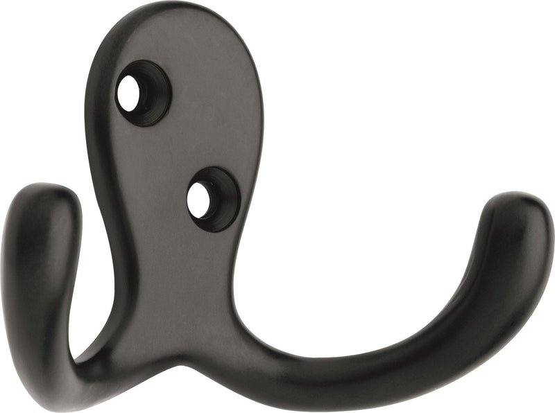 Stainless Steel Single Double Prong Robe Hooks, Assorted Colours, 4-pk Z8921
