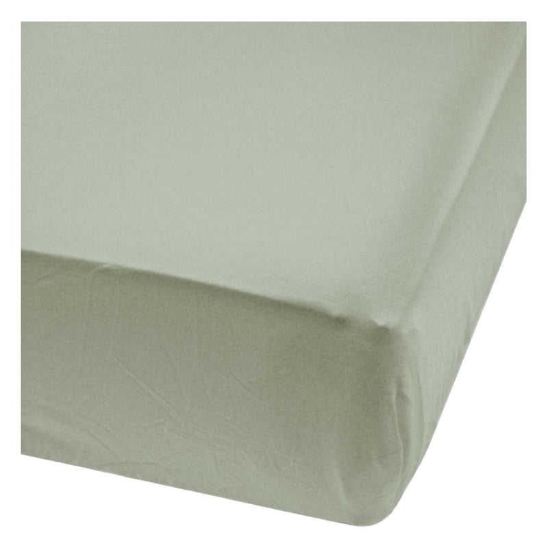 Bamboo Baby Crib Fitted Sheets, Moss L8391