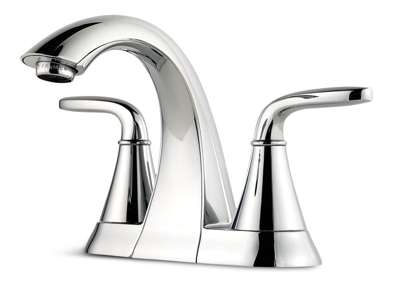 Pasadena Double Handle 4-in Centreset Bathroom Sink Faucet, WaterSense Certified, Chrome H3594
