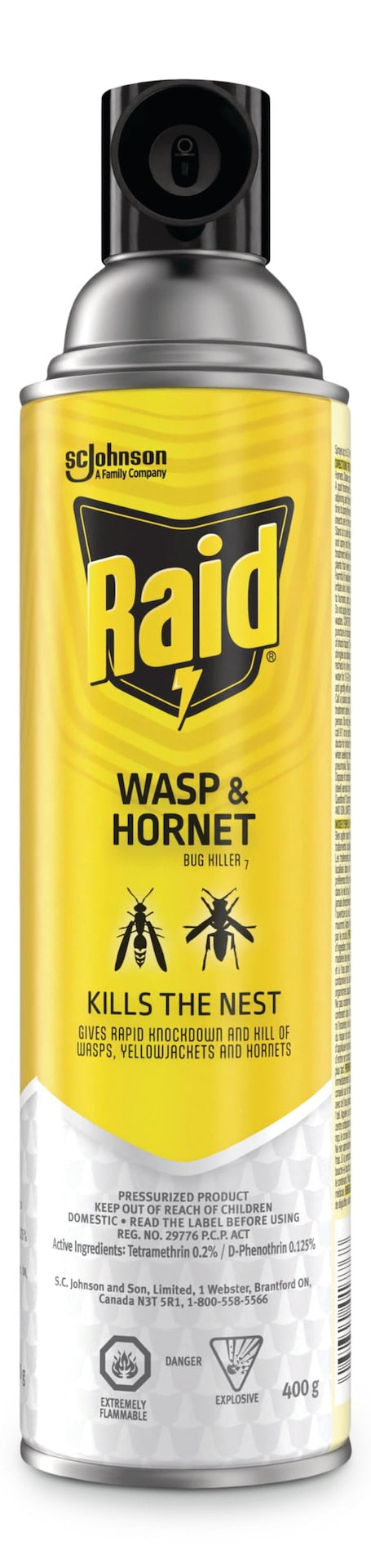 Hornet & Wasp Spray, Aerosol Spray, 400 g P7193