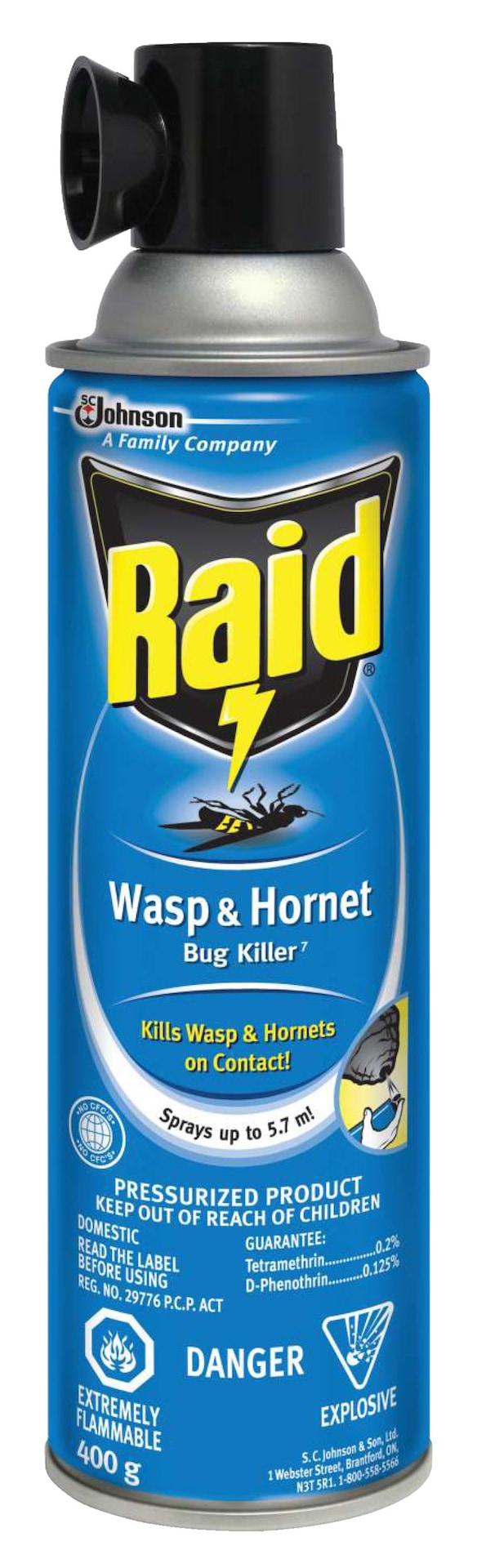 Hornet & Wasp Spray, Aerosol Spray, 400 g