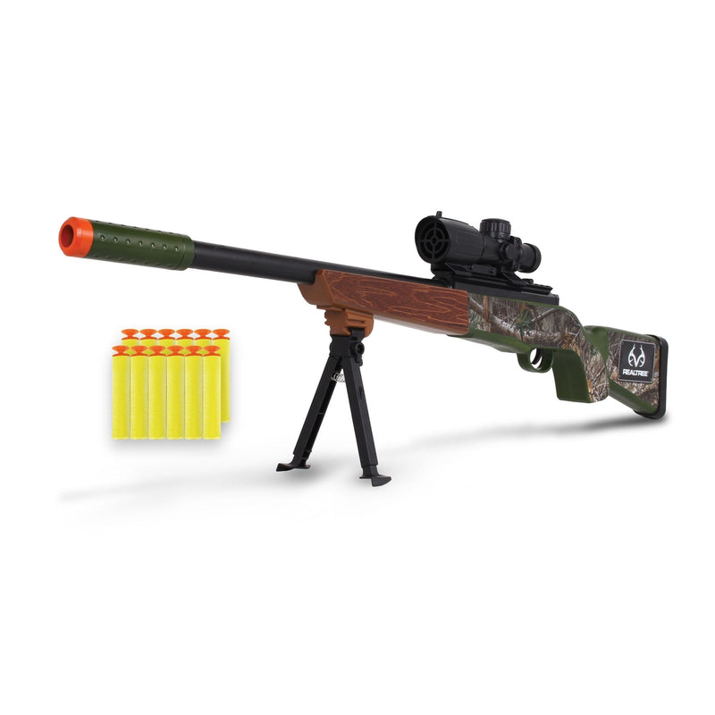 Green Hunting Rifle Toy with Built-in Scope B6789