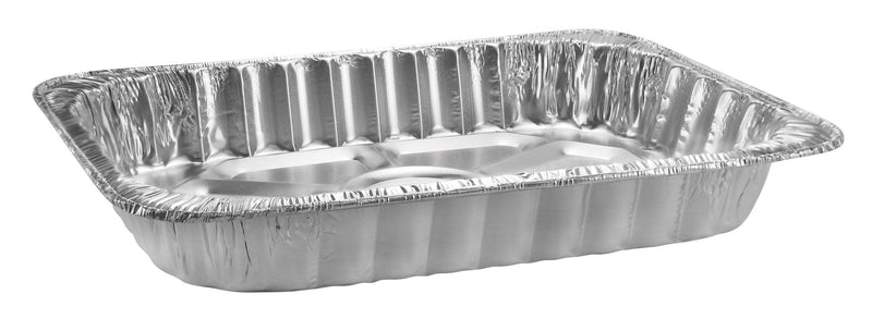 Rectangle Foil Reusable Steam Baking Pan, Silver, 17-in, for Baking/Cooking/Steaming R883