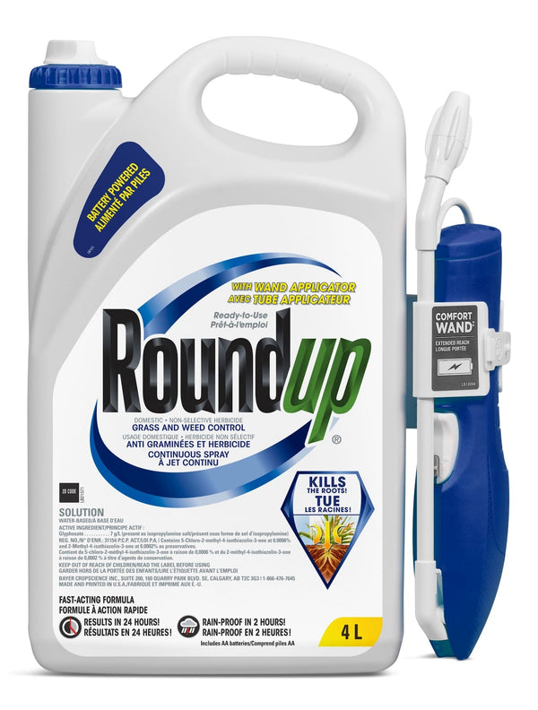 Weed Killer with Battery-Powered Wand, 4-L N1863