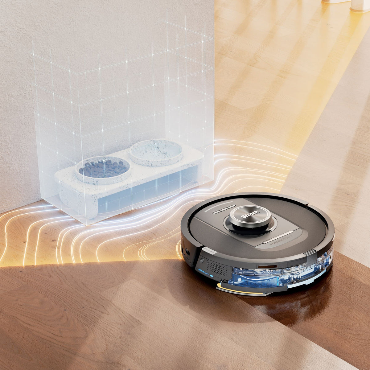 PowerDetect 2-in-1 Robot Vacuum and Mop with NeverTouch Base, Self-Empty, Pet-Friendly, Advanced Edge Cleaning