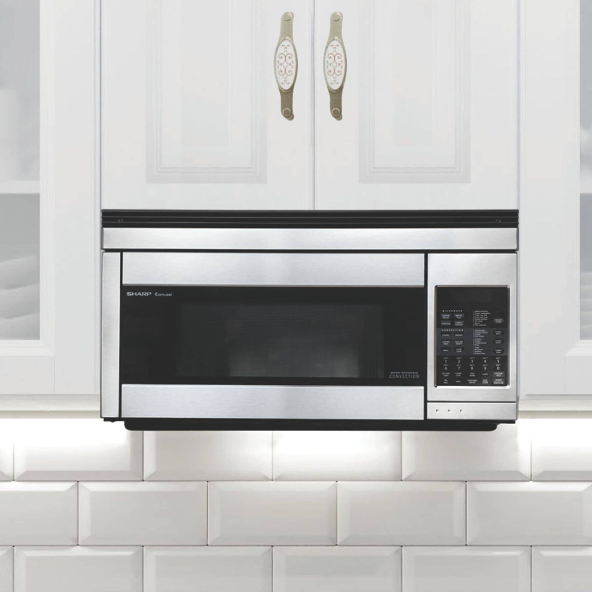 Carousel Over-the-Range Microwave Oven, 1.1-cu-ft