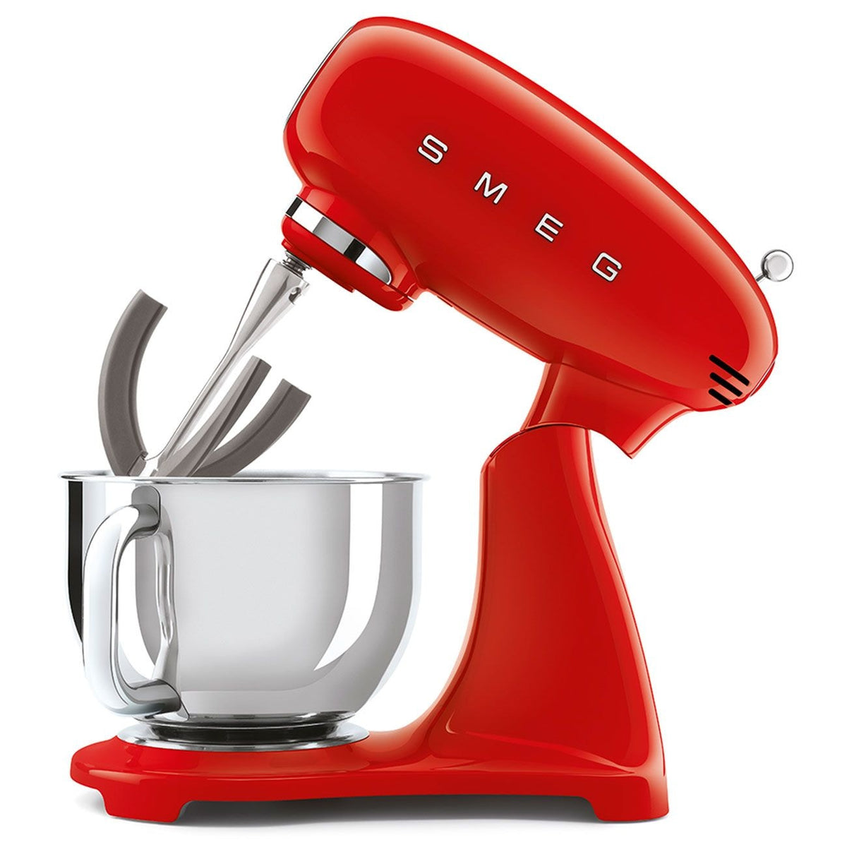 600W Vintage Tilting Stand Mixer, 10-Speed, Red
