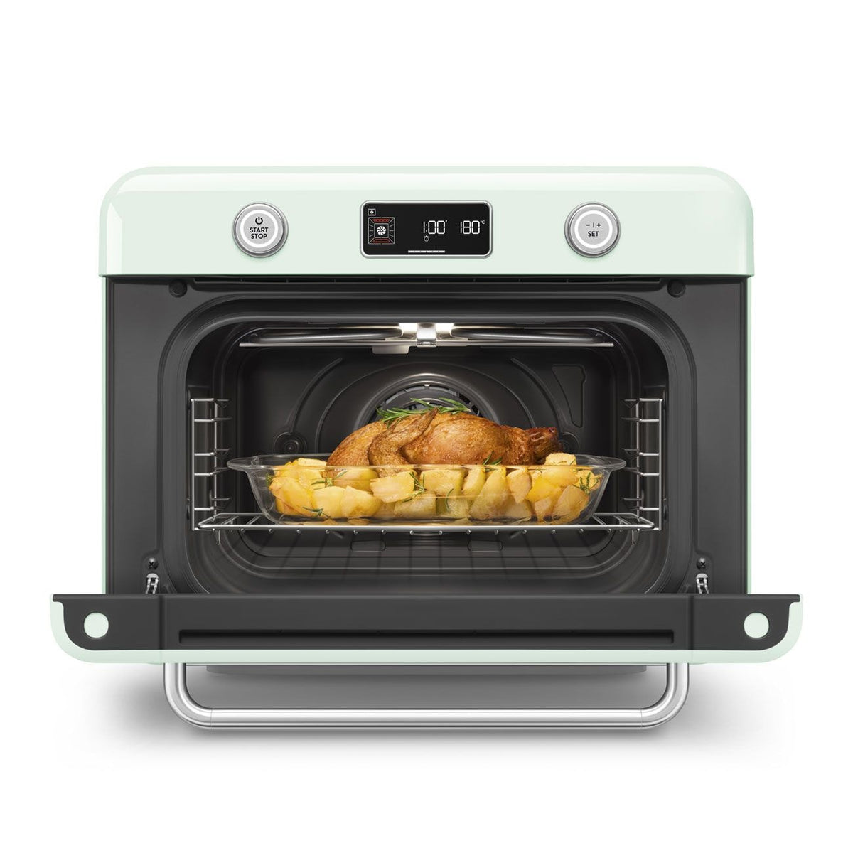 Combi Multifunction Steam Oven with Airfry, Pastel Green