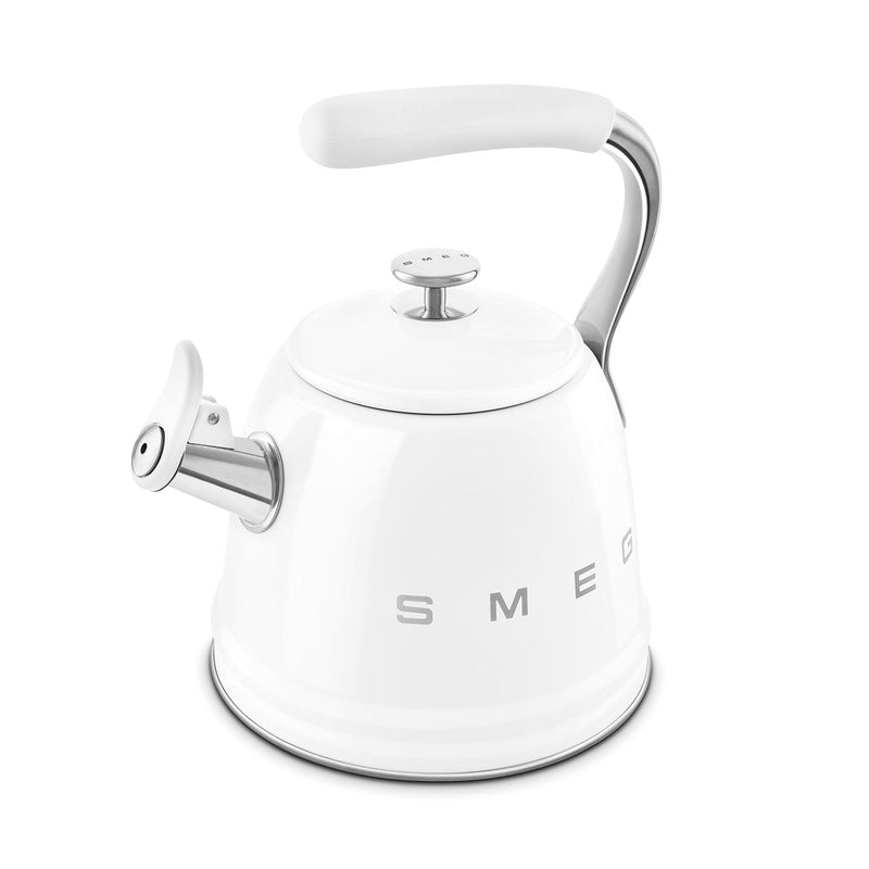 Traditional Stove Top Whistling Kettle, White, 2.3-L R8820
