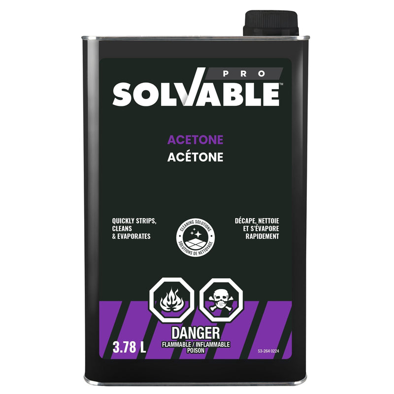Professional Grade Acetone, 3.78-L V9864