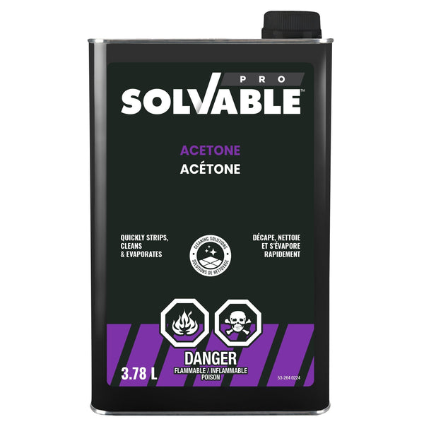 Professional Grade Acetone, 3.78-L U9314