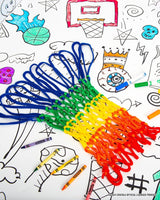 Standard Replacement Basketball Net, Rainbow