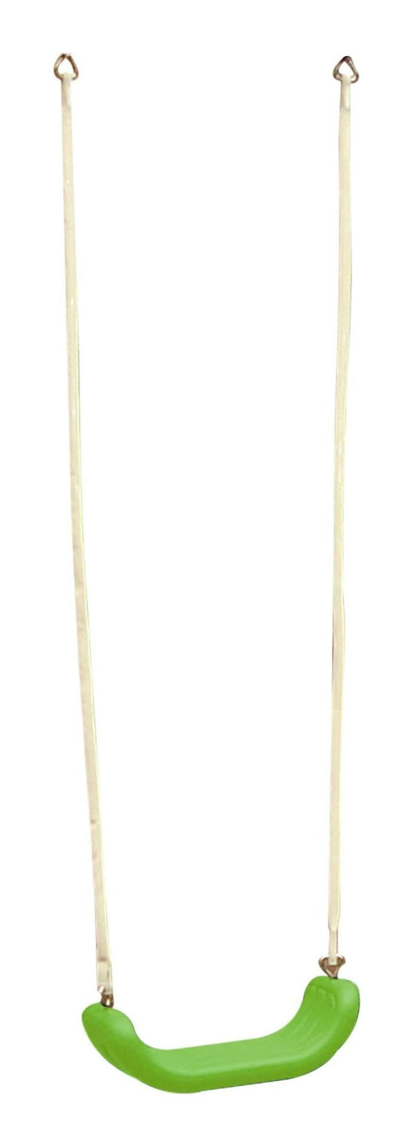 Outdoor Replacement Swing Seat with Two Rings and a Rope, Ages 4+, Green V1899