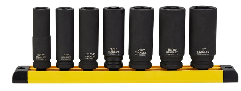 Pro 1/2-in Impact Socket Set, SAE, 7-pc G3170