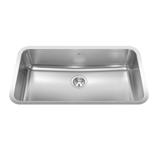Single Stainless Steel Sink, 32.75x18.75-in E2389
