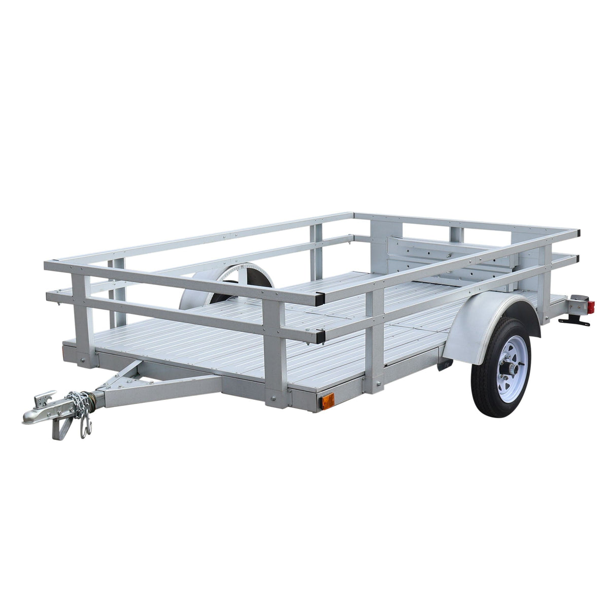 5x8-ft Rail Side Galvalume Plus Kit Trailer