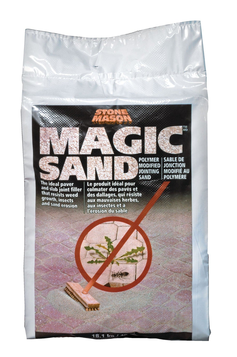 Magic Sand, Polymeric Paver Locking/Jointing Sand, Weed-Resistant, 18.1-kg D9439
