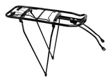 Lightweight Alloy Rear Bike Rack withMounting Hardware, Black