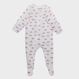 Camping Print Premium Organic Cotton Zippy, Various Sizes