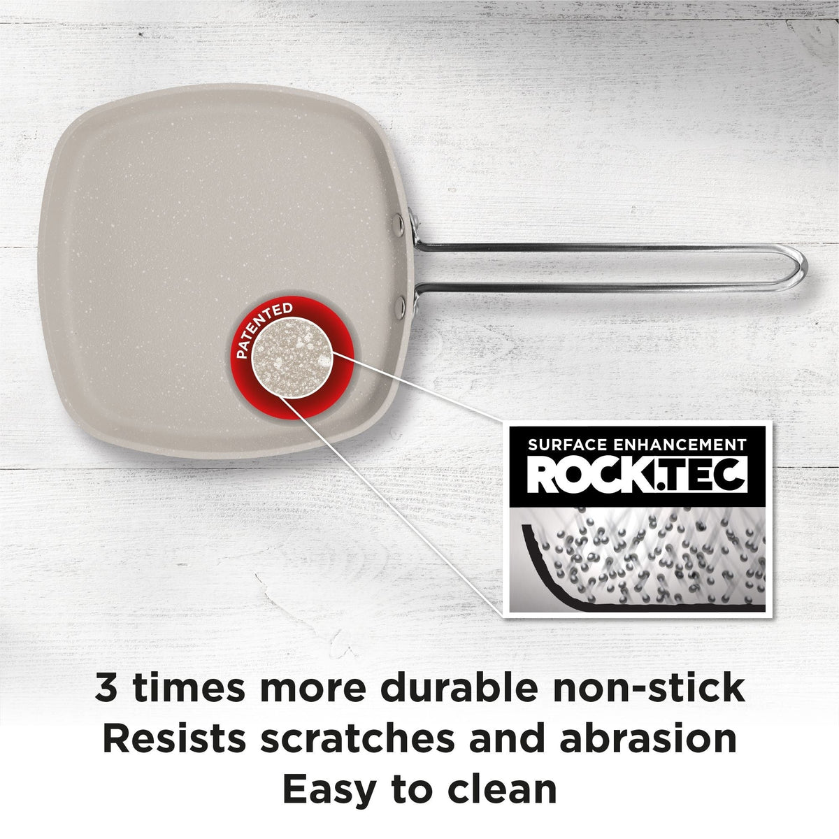 The Rock Mini Griddle, Cream