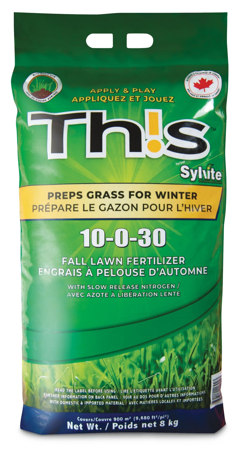10-0-30 Fall Lawn Fertilizer, 8-kg Z4961