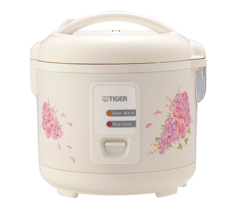 Non-Stick Rice Cooker & Steamer, White, 5.5 Cups H8704
