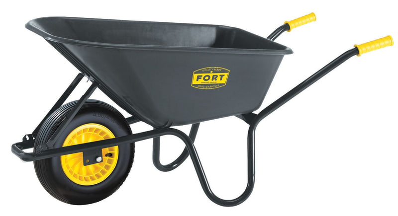 Poly Tray 1-Wheel Garden/Yard Wheelbarrow, 6-cu-ft K6508
