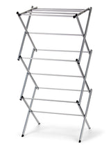 Accordion Drying Rack, 20.9 x 14.5 x 40.9-in, Silver
