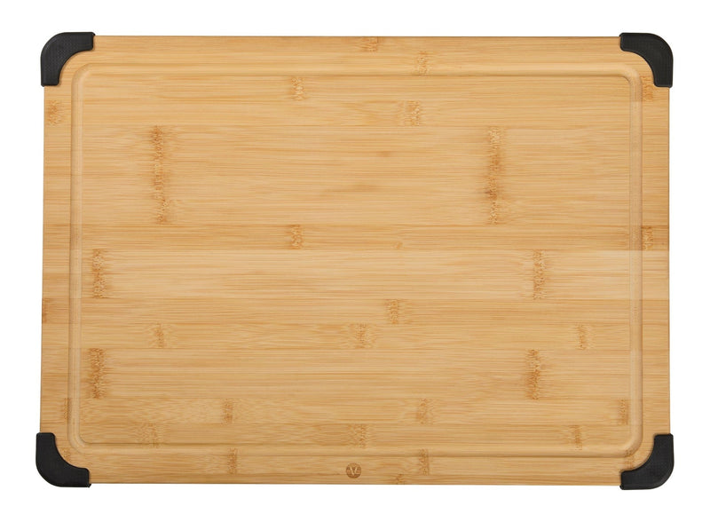 Non-Slip Bamboo Cutting Board, 15x21-in L9426