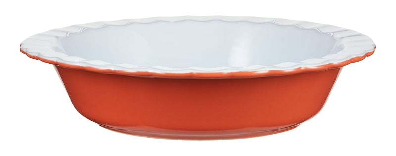 Pie Ceramic Baking Dish, Orange V3572