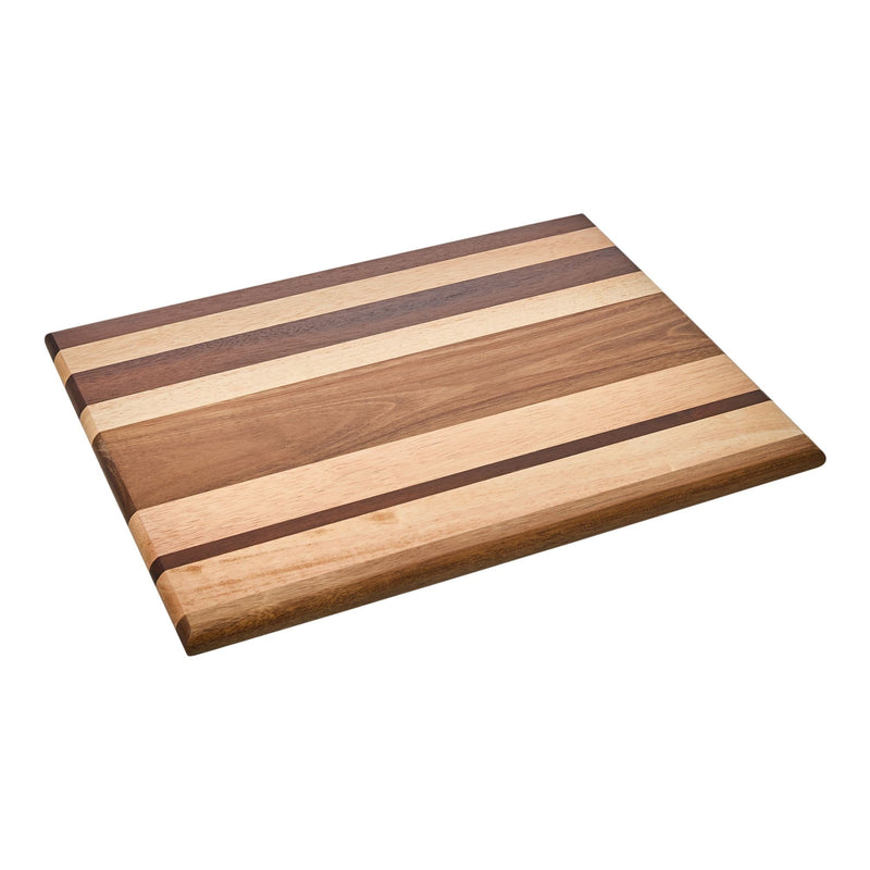 Striped Multi Wood Large Cutting Board M9194