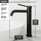 Magnolia White Bathroom Sink/Basin Set with Lexington Faucet and Rectangular Composite Vessel