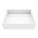 Montauk 18x13-in Deep White Bathroom Sink/Basin with Rectangular Vessel