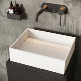 Montauk 18x13-in Deep White Bathroom Sink/Basin with Rectangular Vessel