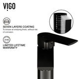 Norfolk Single Handle Vessel Bathroom Sink Faucet, WaterSense Certified, Matte Black