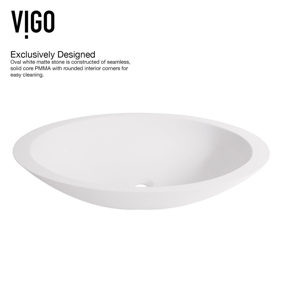 Wisteria White Bathroom Sink Set with Matte Black Olus Faucet