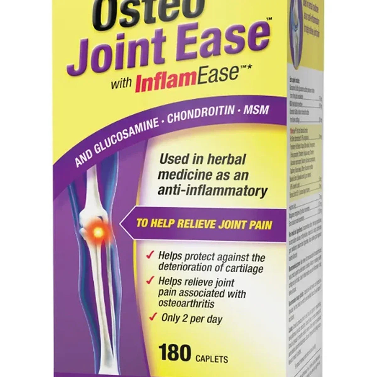 webber naturals Osteo Joint Ease, 180 caplets