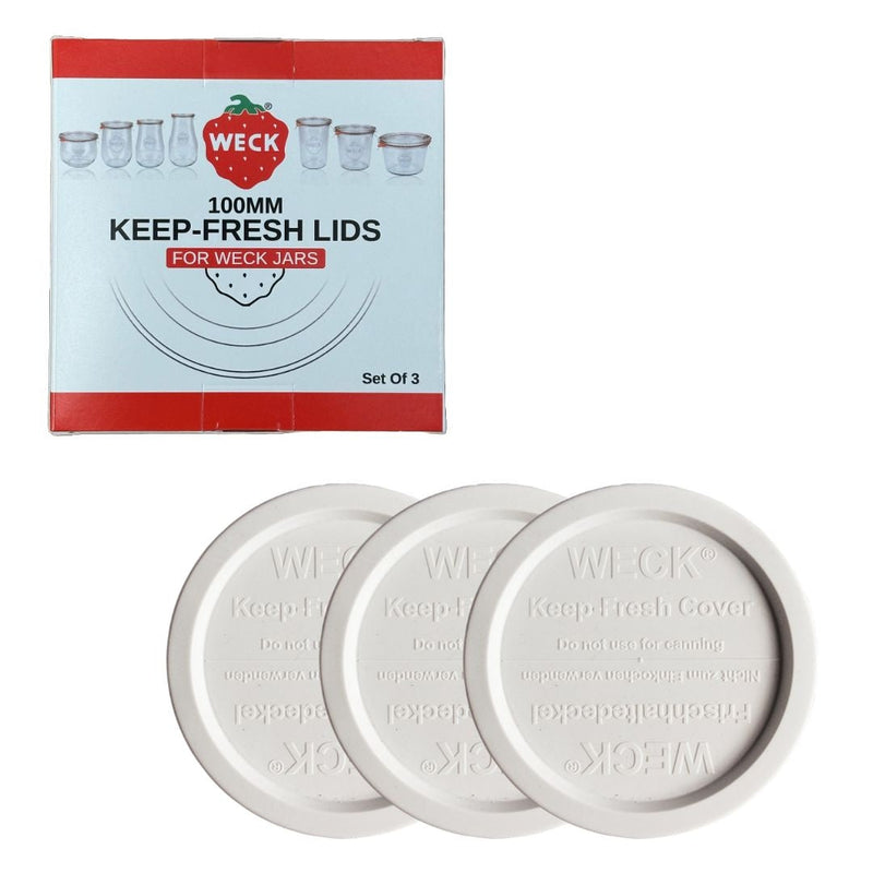 100mm Keep Fresh Lids for Jars, BPA-Free, 3-pk R4644