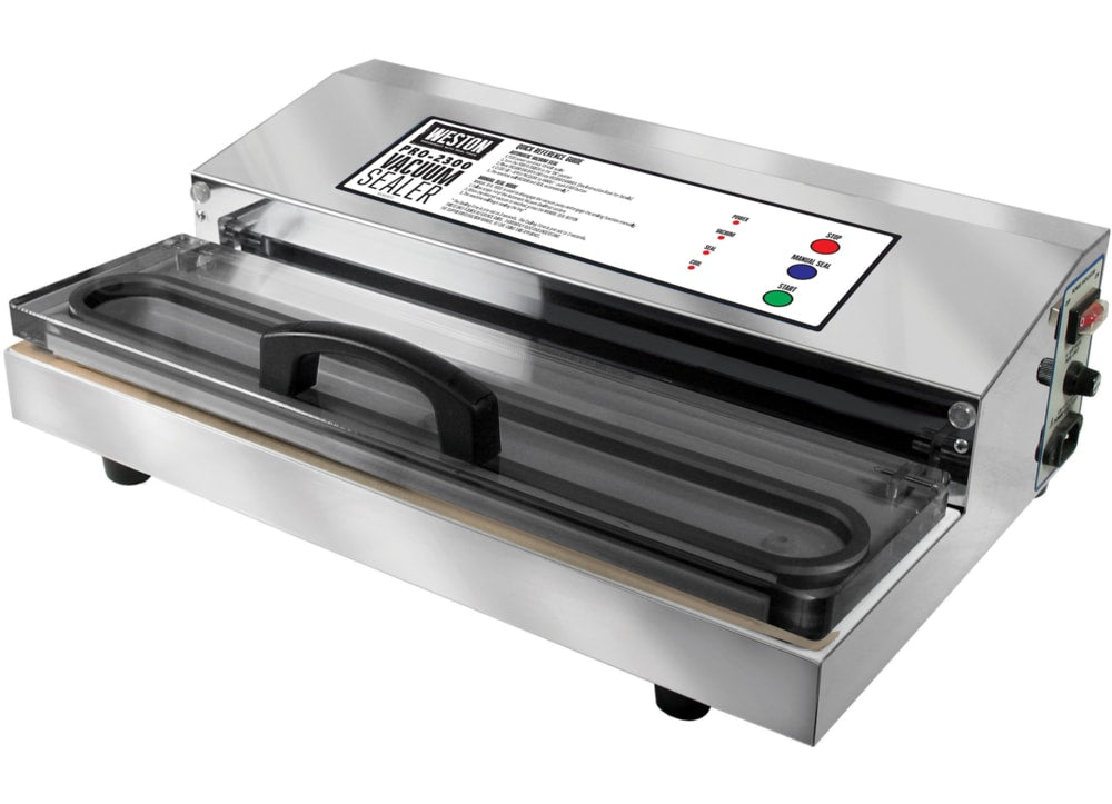 Pro-2300 Stainless Steel Commercial Grade Double Piston Pump Vacuum Sealer, Silver