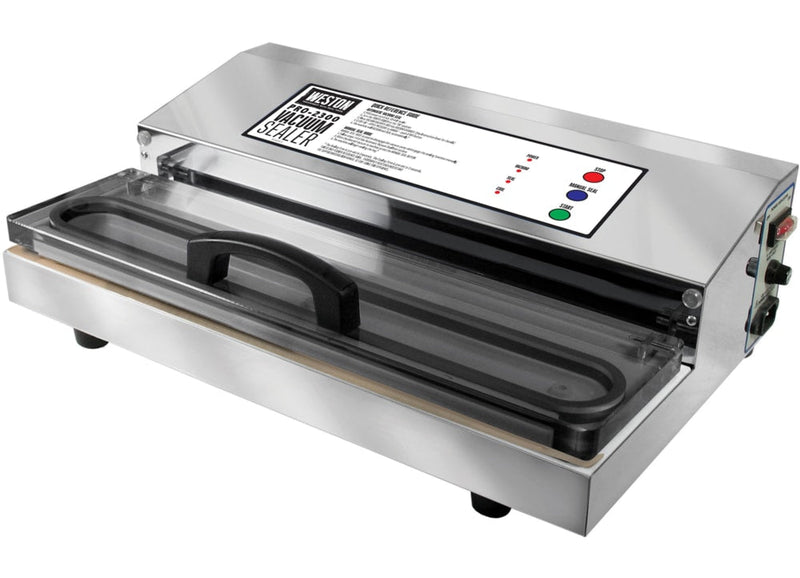 Pro-2300 Stainless Steel Commercial Grade Double Piston Pump Vacuum Sealer, Silver M737