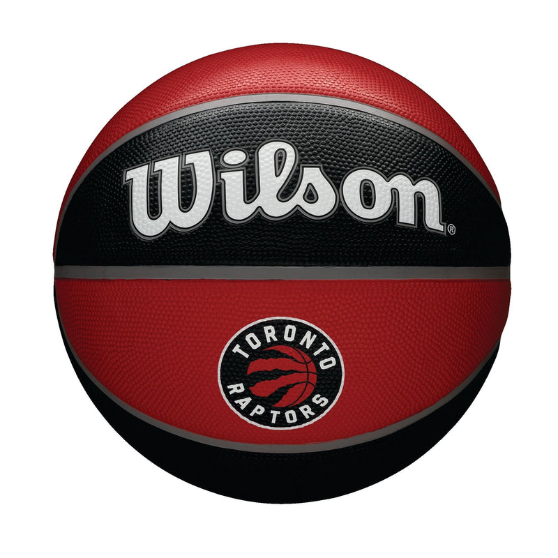 Tribute Outdoor Rubber Basketball, Official Size 7 (29.5-in), Black/Red B7885
