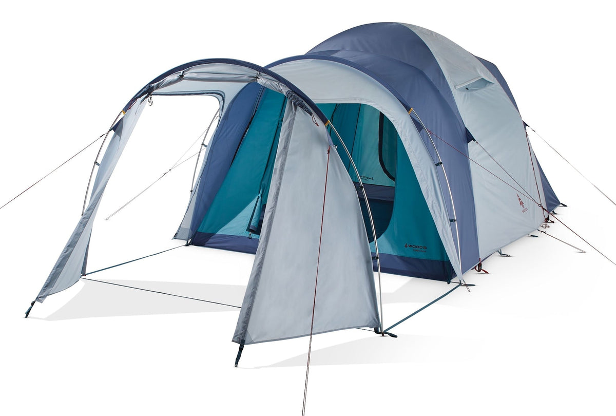 Vardo 6-Person Camping Tent, Blue