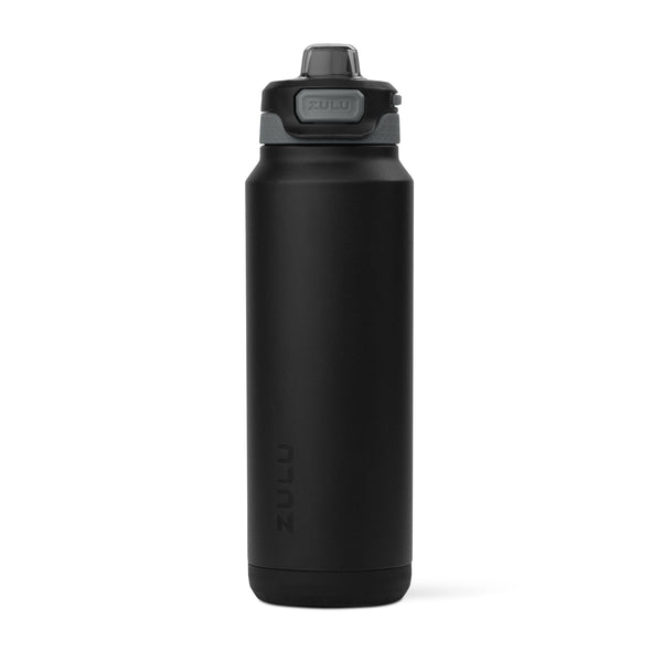 Powerfill Pro Vacuum Insulated Stainless Steel Bottle, 32-oz, Black, with Quick Fill Lid D5815